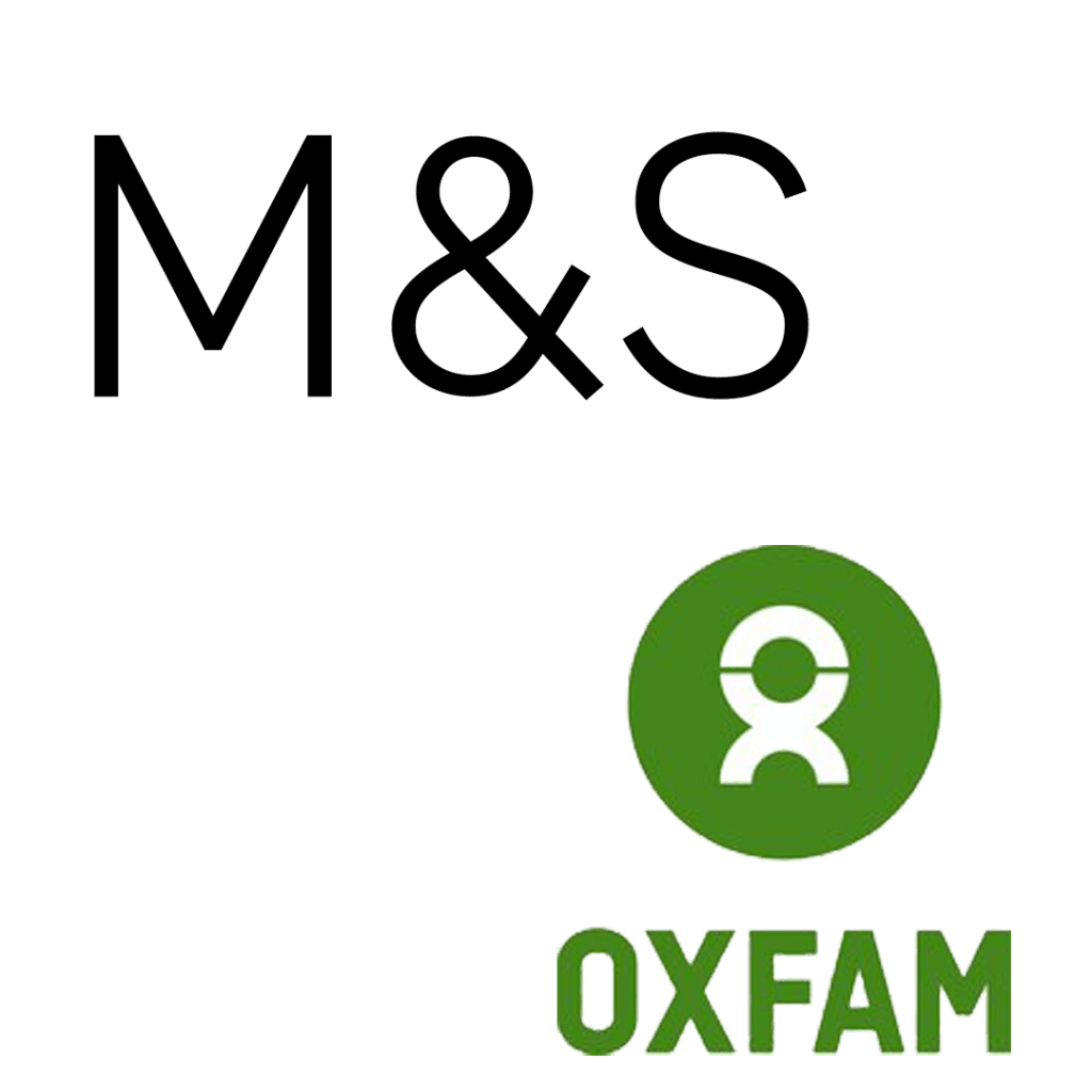 M&S and Oxfam Logo