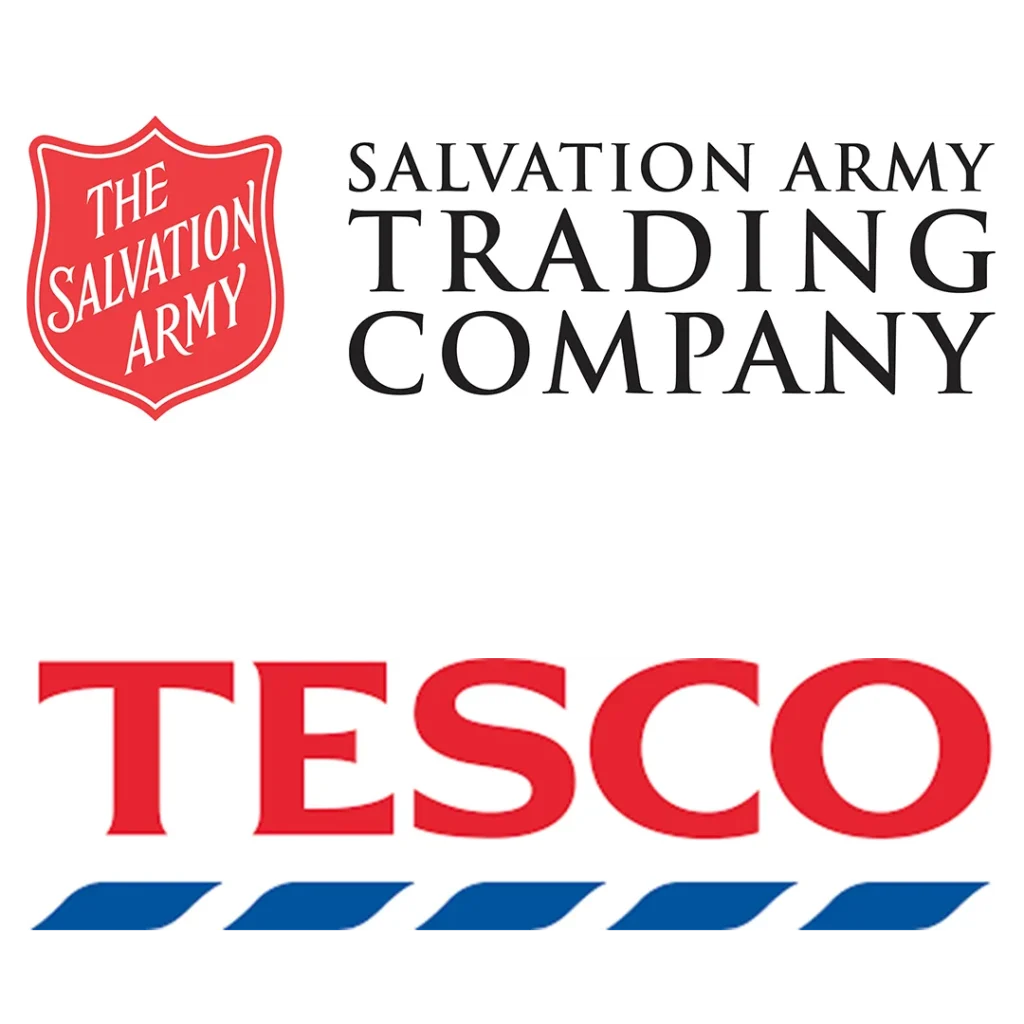 Tesco & Salvation Army Logo